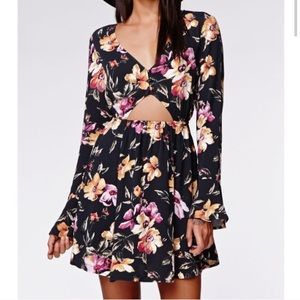 Kendall and Kylie Bell Sleeve Dress